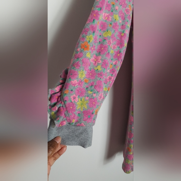 PRE LOVED - Kate Spade | Marker Floral Ruffle Sleeve Dress size small - Picture 3 of 6